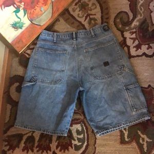 Vintage RALPH LAUREN Size 32 18” Short WD Ring Denim Bermuda Shorts Classic RARE